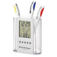 Penholder with calendar