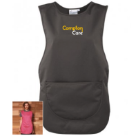 Compton Care Bib Apron - Charcoal