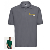 Compton Care Mens Polo- Charcoal