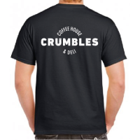 Crumbles Cafe - T-shirt - Black