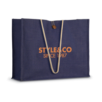 Jute Shopper Bag W/ Handles