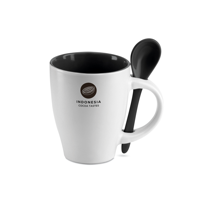 Mug with spoon