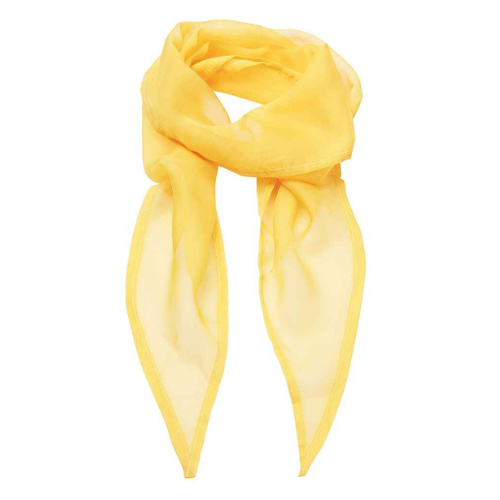 Compton Plain Stock Scarf - Sunflower
